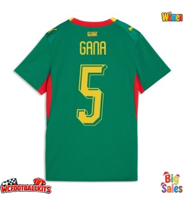Senegal Idrissa Gueye #5 Replica Away Stadium Shirt for Women World Cup 2026 Short Sleeve